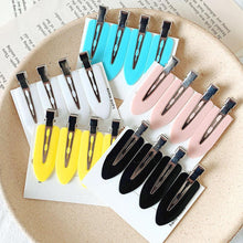Load image into Gallery viewer, 4pcs/1pc No Bend Seamless Hair Clips Side Bangs Fix Fringe Barrette Makeup Washing Face Accessories Women Girls Styling Hairpins Gorgeous Hair Accessories For Women
