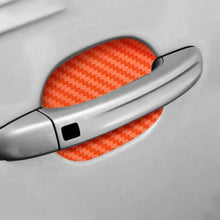Load image into Gallery viewer, 4Pcs/Set Car Door Sticker Carbon Fiber Scratches Resistant Cover Auto Handle Protection Film Exterior Styling Accessories New Car Door Handle Cup Scratch Protector Scratches Protective Films Clear Side Sticker Scratches Car Door Protector Films
