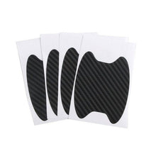 Load image into Gallery viewer, 4Pcs/Set Car Door Sticker Carbon Fiber Scratches Resistant Cover Auto Handle Protection Film Exterior Styling Accessories New Car Door Handle Cup Scratch Protector Scratches Protective Films Clear Side Sticker Scratches Car Door Protector Films
