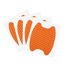 Load image into Gallery viewer, 4Pcs/Set Car Door Sticker Carbon Fiber Scratches Resistant Cover Auto Handle Protection Film Exterior Styling Accessories New Car Door Handle Cup Scratch Protector Scratches Protective Films Clear Side Sticker Scratches Car Door Protector Films
