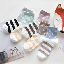 Load image into Gallery viewer, 5 Pairs Fashion Unisex Cute Cartoon face Patterned Long Socks Soft Breathable Cotton Material Sport Summer Warm Winter Funny Harajuku Socks For Men And Women
