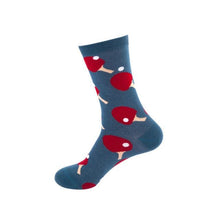 Load image into Gallery viewer, Women's Colorful Cotton Socks Fruits Banana Avocado Lemon Egg Cookie Donuts Food Happy Color Socks
