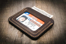 Load image into Gallery viewer, Mansfield Minimalist Wallet - Walnut Brown
