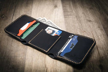 Load image into Gallery viewer, Western Trifold Wallet - Black
