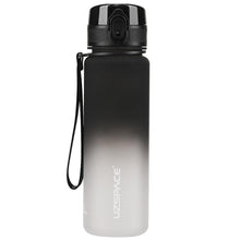 Load image into Gallery viewer, 500/1000ml Sport Water Bottle BPA Free With Bounce Lid Time Marker Leak-proof Frosted Plastic Cup for Outdoor Fitness Gym  Motivational Sports Water Bottle with Time Marker Leakproof Drinking Bottle for Fitness Gym Outdoor Cycling Running Hiking
