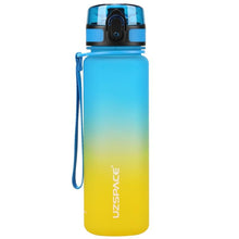 Load image into Gallery viewer, 500/1000ml Sport Water Bottle BPA Free With Bounce Lid Time Marker Leak-proof Frosted Plastic Cup for Outdoor Fitness Gym  Motivational Sports Water Bottle with Time Marker Leakproof Drinking Bottle for Fitness Gym Outdoor Cycling Running Hiking
