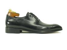 Load image into Gallery viewer, Burnished Calfskin Lace-Up Oxford Black
