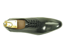Load image into Gallery viewer, Burnished Calfskin Lace-Up Oxford Black
