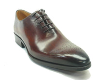 Load image into Gallery viewer, Burnished Calfskin Lace-Up Oxford Chestnut
