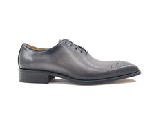 Load image into Gallery viewer, Burnished Calfskin Lace-Up Oxford Grey
