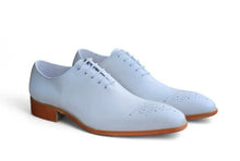 Load image into Gallery viewer, Calfskin Lace-Up Oxford White
