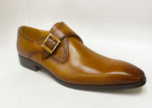 Load image into Gallery viewer, Burnished Calfskin Monkstrap Cognac
