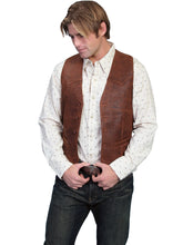 Load image into Gallery viewer, Scully Outrider (503 Leather) – Men's Vest
