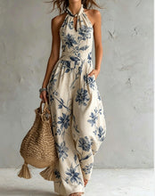 Load image into Gallery viewer, Women's Halter Backless Wide-Leg Jumpsuit | Boho Beach Jumpsuit in 7 Colors
