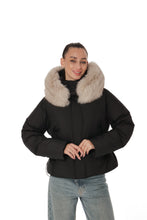 Load image into Gallery viewer, Genuine Polar Fox Fur Down Fill Jacket
