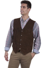 Load image into Gallery viewer, Scully Open Range (507 Suede Leather) – Men's Vest
