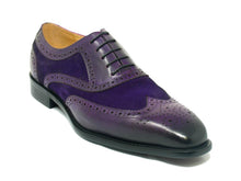 Load image into Gallery viewer, Burnished Calfskin Belt Purple

