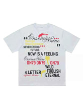 Load image into Gallery viewer, Men's Letter Round Neck Short Sleeve T-Shirt
