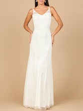 Load image into Gallery viewer, Beaded Gown with Cowl Back
