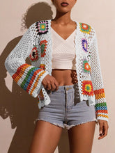 Load image into Gallery viewer, Hand-Crocheted Knitted Cardigan for Women
