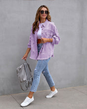 Load image into Gallery viewer, Fashion Ripped Shirt Jacket Female
