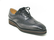 Load image into Gallery viewer, Burnished Calfskin Belt Grey

