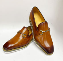 Load image into Gallery viewer, Calfskin Slip-On Horsebit Loafer Cognac
