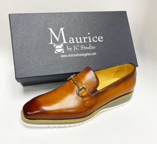 Load image into Gallery viewer, Calfskin Slip-On Horsebit Loafer Cognac
