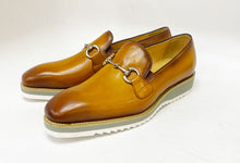 Load image into Gallery viewer, Calfskin Slip-On Horsebit Loafer Cognac
