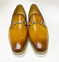 Load image into Gallery viewer, Calfskin Slip-On Horsebit Loafer Cognac
