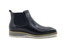 Load image into Gallery viewer, Burnished Calfskin Slip-On Boot Black
