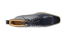 Load image into Gallery viewer, Burnished Calfskin Lace-Up Boot Grey
