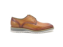 Load image into Gallery viewer, Burnished Calfskin Lace-Up Shoe Cognac
