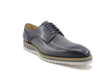 Load image into Gallery viewer, Burnished Calfskin Lace-Up Shoe Grey
