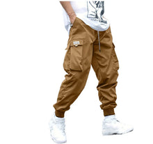 Load image into Gallery viewer, Multi-pocket Cargo Pants Men&#39;s Casual Hip-Hop Drawstring Trousers Outdoor Streetwear Sports Pant
