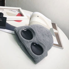 Load image into Gallery viewer, Women’s Pilot Wool Knit Hat – Winter Warm Knitted Aviator-Style Hat
