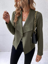 Load image into Gallery viewer, Classic Minimalist Collared Long Sleeve Jacket for Women – Minimalist &amp; Lightweight Everyday Outerwear
