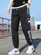 Load image into Gallery viewer, Men's Plus Size Casual Cargo Pants with Drawstring
