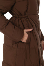 Load image into Gallery viewer, Genuine Silver Fox Fur Trim Down Coat
