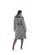 Load image into Gallery viewer, Genuine Silver Fox Virgin Wool Coat
