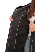 Load image into Gallery viewer, Genuine Fur Trim Down Fill Coat
