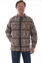 Load image into Gallery viewer, Scully Desert Mesa - Men's Western Flannel Shirt Jacket
