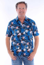 Load image into Gallery viewer, Scully Flamingos &amp; Ferns (5373) - Men's Casual Shirt
