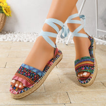 Load image into Gallery viewer, Women's Roman Style Cross-Strap Flat Sandals – Lightweight Wide Fit
