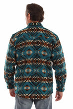 Load image into Gallery viewer, Scully Mesa Crest - Men's Western Flannel Shirt Jacket
