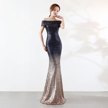 Load image into Gallery viewer, Birthday Party Dress Slimming Host Long Dress
