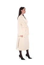 Load image into Gallery viewer, Premium 100% Australian Merino Wool Coat in Marshmallow
