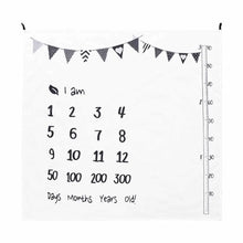 Load image into Gallery viewer, Newborn Baby Milestone Photography Blanket - # BAGE41110002

