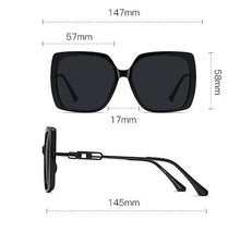 Load image into Gallery viewer, Large Metal Frame Polarized Sunglasses – Oversized Driving Shades
