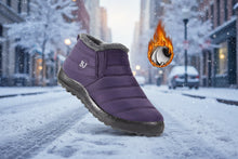 Load image into Gallery viewer, Women’s Warm Padded Lightweight Cotton Boots – Cozy Winter Non-Slip Outdoor Ankle Boots
